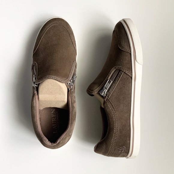 ralph lauren jeorgia slip on sneakers